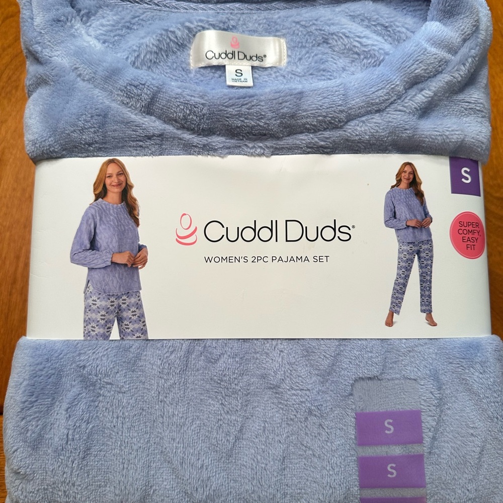 Cuddl Duds womens Pajama Set - Soft Lavender